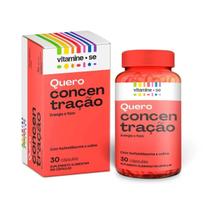 Suplemento Vitamine Se Quero Concentração 30 Cápsulas Colina, Fosfatidilserina e Cafeína