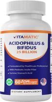 Suplemento vitamínico Acidophilus Bifidus 25 bilhões de DR 60 cápsulas
