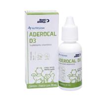 Suplemento Vitamínico Aderocal D3 Nutrisana 20ml Cães Gatos Suplemento Vitamínico Aderocal D3 Nutrisana 20ml Cães Gatos