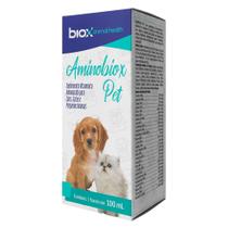 Suplemento Vitamínico Aminoácido Biox Aminobiox para Cães e Gatos - 100 mL - Biox Animal Health