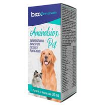 Suplemento Vitamínico Aminoácido Biox Aminobiox para Cães e Gatos - 30 mL - Biox Animal Health