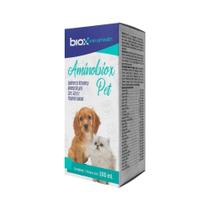 Suplemento Vitamínico Aminoácido Biox Aminobiox Pet para Cães e Gatos - 100ml - Biox Animal Health