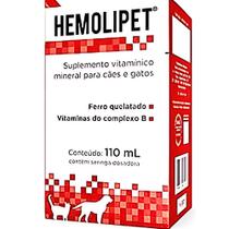 Suplemento Vitamínico Avert Hemolipet para Cães e Gatos