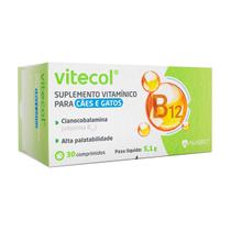 Suplemento Vitamínico Avert Vitecol para Cães e Gatos 30Comp