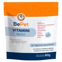 Suplemento Vitamínico Be Pet Vitamini( Vitamina Cães e Gatos) 60g - Bepet