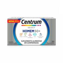 Suplemento Vitamínico Centrum Select Homem 50+ de A a Zinco 30 Comprimidos