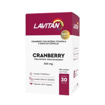 Suplemento Vitamínico Cranberry C30 cápsulas Lavitan