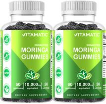 Suplemento Vitamínico de Moringa em Gomas - Sem Açúcar - 10000mg