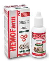 Suplemento Vitaminico E Mineral Hemofarm Pet 30 Ml