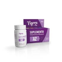 Suplemento Vitaminico e Mineral Vigora Plus AZ com 60 Cápsulas Gelatinosas (Prati)