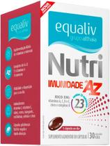 Suplemento Vitamínico Equaliv Nutri Imunidade AZ - 30 Cápsulas Gel