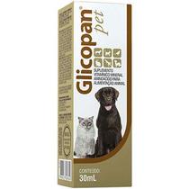 Suplemento Vitamínico Glicopan Pet Gotas 30ml Para Cães Gatos Aves Auxilia Estimulo Do Apetite - VETNIL