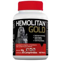 Suplemento Vitaminico Hemolitan Gold Vetnil 30Comp.