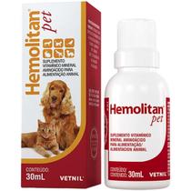 Suplemento Vitamínico Hemolitan Pet Gotas - 30ml Suplemento Vitamínico Hemolitan Pet Gotas - 30ml