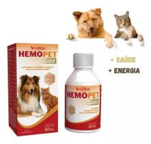 Suplemento Vitaminico Hemopet Gold 60ml - Cães E Gatos Suplemento Vitaminico Hemopet Gold 60ml - Cães E Gatos