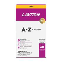 Suplemento Vitamínico Lavitan A-Z + Mulher 60 Comprimidos Revestidos Suplemento Vitamínico Lavitan A-Z + Mulher 60 Comprimidos Revestidos