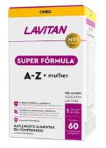 Suplemento vitamínico lavitan a-z + mulher super fórmula comp rev fr c/ 60 unid.