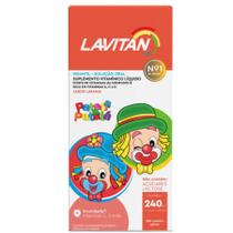 Suplemento vitaminico lavitan infantil patati patata sabor laranja 240ml