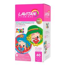 Suplemento Vitamínico Lavitan Kids Patati Patatá Sabor Tutti-Frutti 60 Comprimidos Mastigáveis