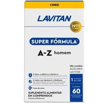 Suplemento Vitamínico Lavitan Super Fórmula A-Z Homem com 60 Comprimidos