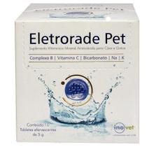 Suplemento Vitamínico Mineral Aminoácido Inovet Eletrorade Pet para Cães e Gatos - 10 Tabletes