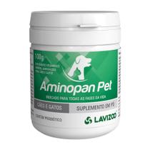 Suplemento Vitamínico Mineral Aminoácido Lavizoo Aminopan Pet para Cães e Gatos - 100 g