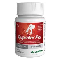 Suplemento Vitamínico Mineral Lavizoo Suprafer Pet Comprimidos - 30 Comprimidos