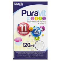 Suplemento Vitamínico-Mineral Puravit Multi Solução Oral com 120mL - Ativus