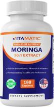Suplemento vitamínico Moringa Oleifera Leaf 200 mg 180 cápsulas