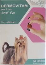 Suplemento Vitamínico Nutrasyn Dermovitam Small Size para Cães Raças Pequenas 60 tabletes Suplemento Vitamínico Nutrasyn Dermovitam Small Size para Cães Raças Pequenas 60 tabletes