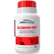 Suplemento Vitamínico Nutripharme Probiotico Globion Pet - Embalagem com 30 Comprimidos Suplemento Vitamínico Nutripharme Probiotico Globion Pet - Embalagem com 30 Comprimidos