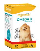 Suplemento Vitamínico Omega 3 Dog 500mg 15g para Cães - Organnact