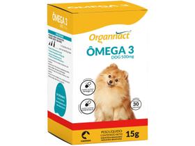 Suplemento Vitamínico Omega 3 Dog 500mg 15g para Cães - Organnact