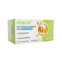 Suplemento Vitamínico para Cães e Gatos Vitecol 5,1g (30 comprimidos) - Avert