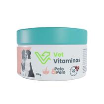 Suplemento Vitamínico Para Cães Vet Vitaminas Pelo e Pele 84g - PETVI