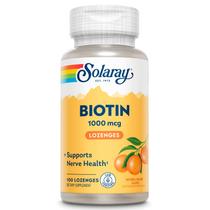 Suplemento vitamínico Solaray Biotin 1000mcg, pastilhas, 100 unidades