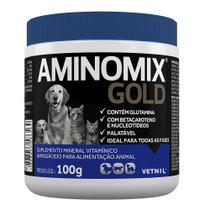 Suplemento Vitamínico Vetnil Aminomix Gold para Cães e Gatos - 100 g