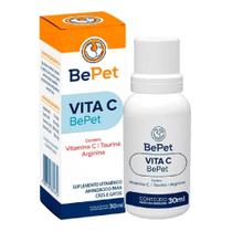 Suplemento Vitaminico Vita C Caes E Gatos Bepet - 30mL - VETNIL