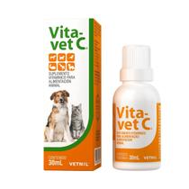 Suplemento Vitamínico Vita-Vet C Cães e Gatos Vetnil 30 ml Suplemento Vitamínico Vita-Vet C Cães e Gatos Vetnil 30 ml