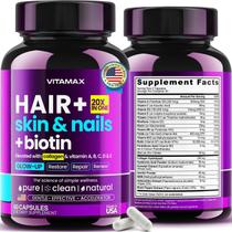 Suplemento vitamínico Vitamax Biotina Colágeno Cabelo Pele Unhas