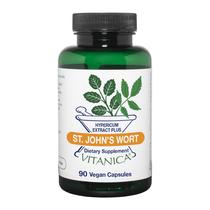 Suplemento Vitanica, cápsulas de erva de São João, 300 mg, 90 unidades