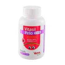 Suplemento Vitasil Pelo 5 Kg Para Cães e Gatos 60g C/120 Comprimidos - Vansil