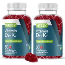 Suplemento Viteey Vitamin D3 K2 Gummies 1000IU 100mcg