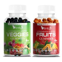 Suplemento VITINITY Superfood Vegetable Gummies, fornecimento de 30 dias