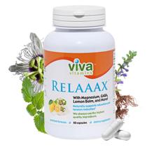Suplemento Viva Vitamins Relaaax com magnésio, GABA, L-teanina