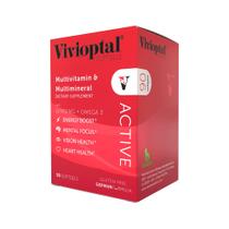 Suplemento Vivioptal Active 90 cápsulas gelatinosas com ginseng e ômega-3