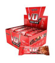 Suplemento Vo2 Whey Bar Chocolate 12 Unidades Integralmédica Chocolate