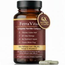 Suplemento Wanciment Ferravital Ferro Bisglicinato 60 Cápsulas Suplemento Wanciment Ferravital Ferro Bisglicinato 60 Cápsulas
