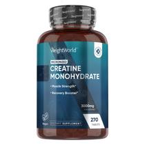 Suplemento WeightWorld Creatina Monohidratada 3000 mg 270 comprimidos