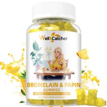 Suplemento Wellcatcher Bromelain 500mg com gomas de querectina
